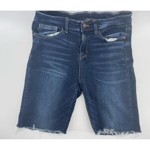 Judy Blue JB82152 womens size 9/29 skinny fit blue denim shorts